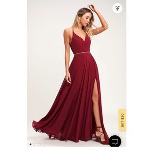 Red Maxi dress